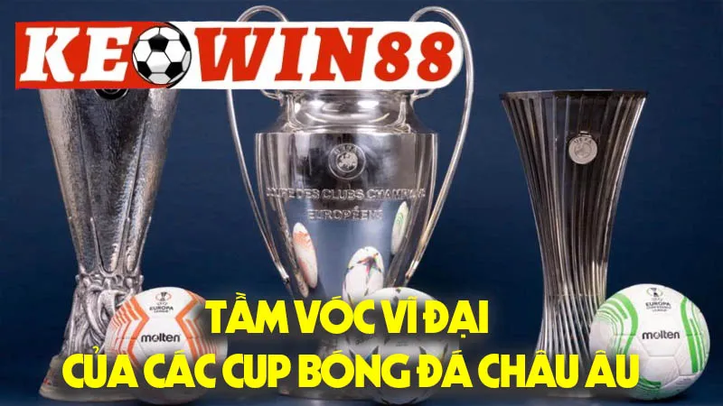 Tầm Vóc Vĩ Đại Của Các Cup Bóng Đá Châu Âu Tầm Vóc Vĩ Đại Của Các Cup Bóng Đá Châu Âu